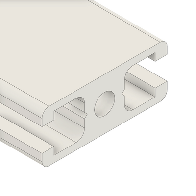 MODULAR SOLUTIONS EXTRUDED PROFILE<br>45MM X 18.5MM 2-SLOTS, CUT TO THE LENGTH OF 1000 MM